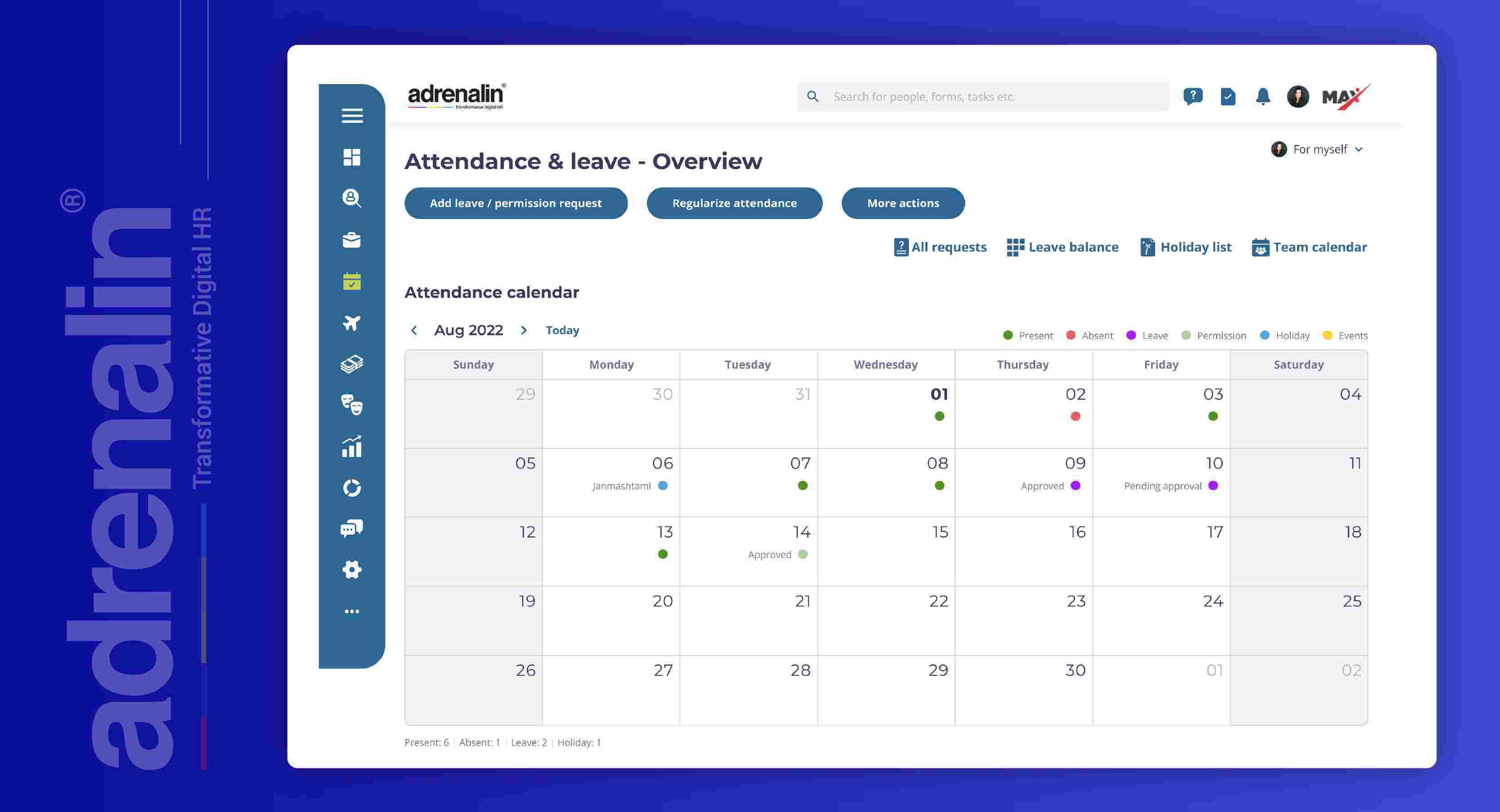 attendance and leave