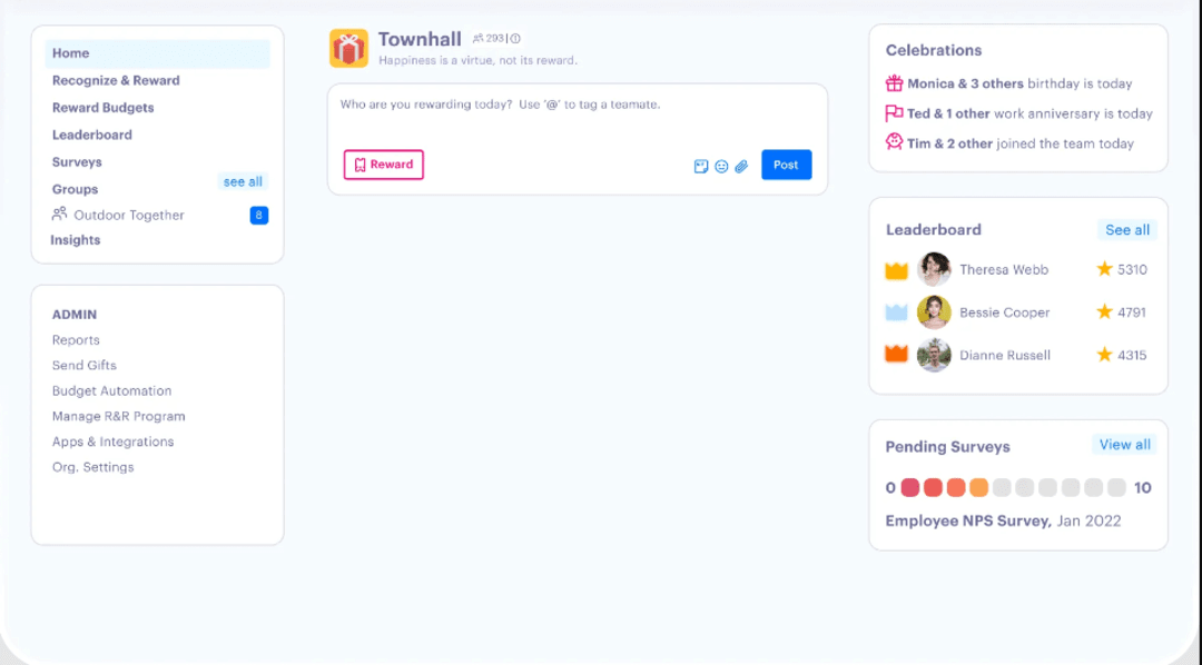 Best Employee Recognition Software in India for 2025 - Get Free Demo