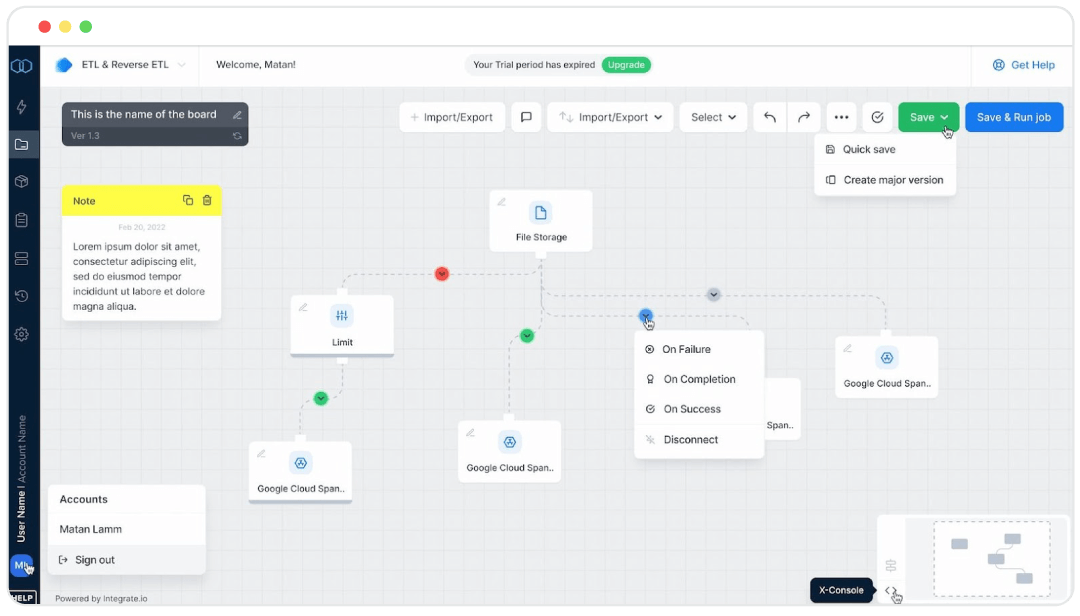 integrate big data tool dashboard