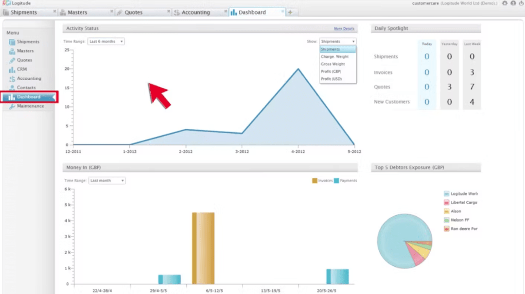 Standard Forwarding Pro Tracking Clearance