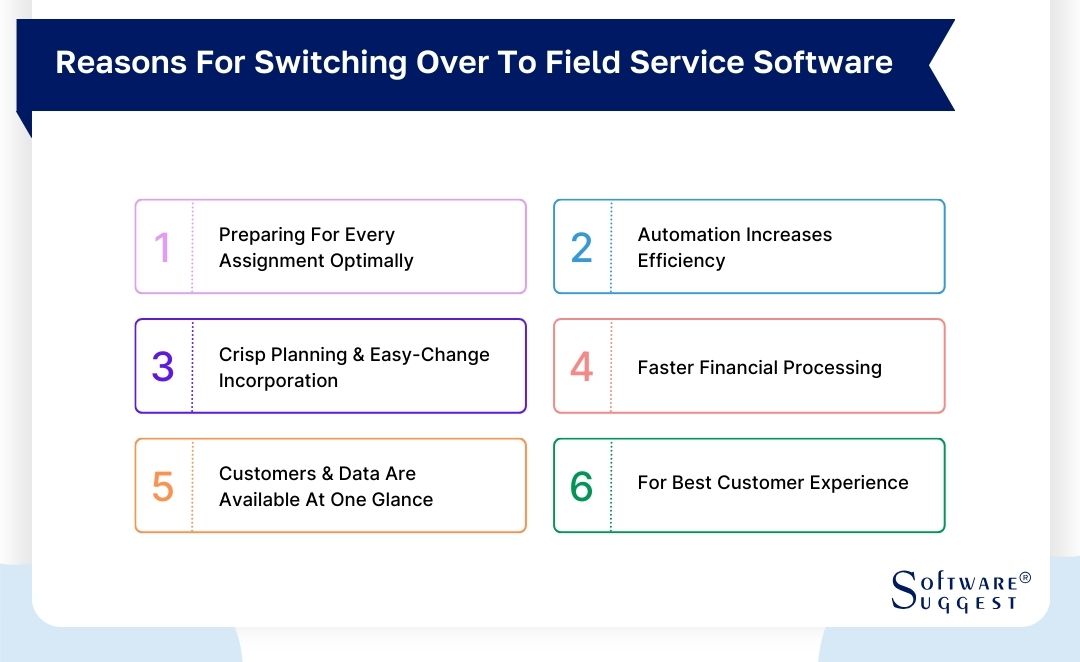 reasons for switching mobile field service
