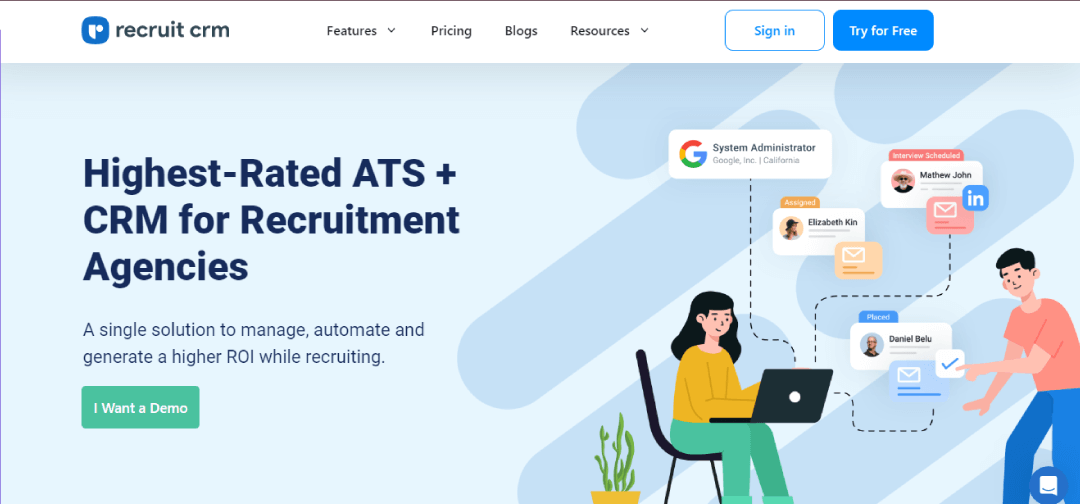 Recruit CRM- Easy-to-Use Recruitment Software