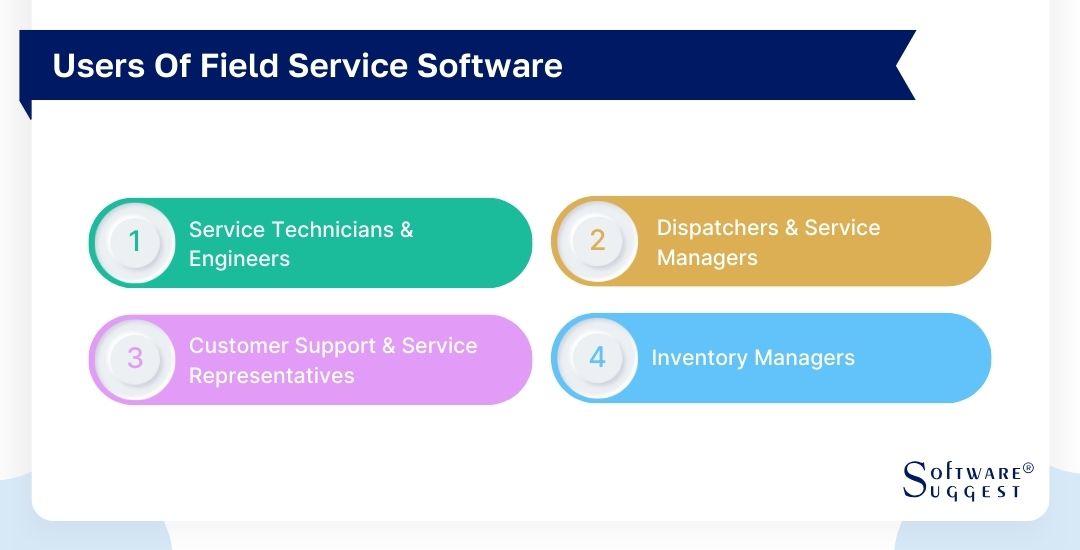 users of field service management software